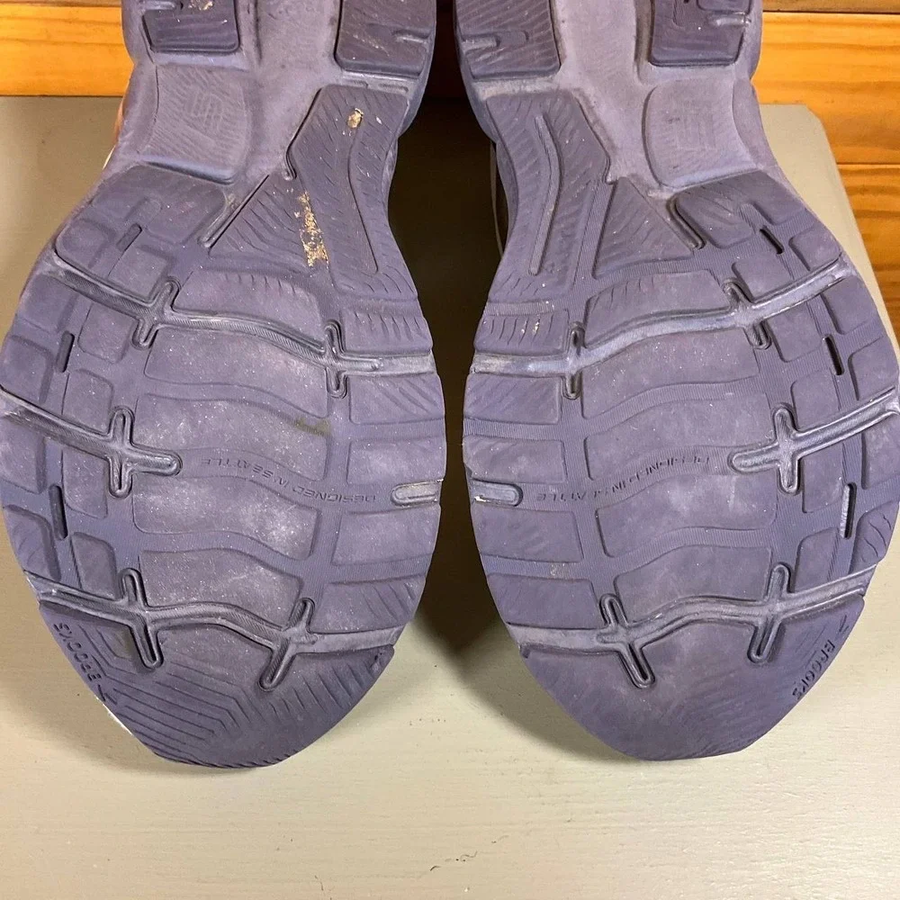 Brooks Ghost 15 Womens Size 11.5D Gray/Purple Athletic #1203801D492 Running Shoe